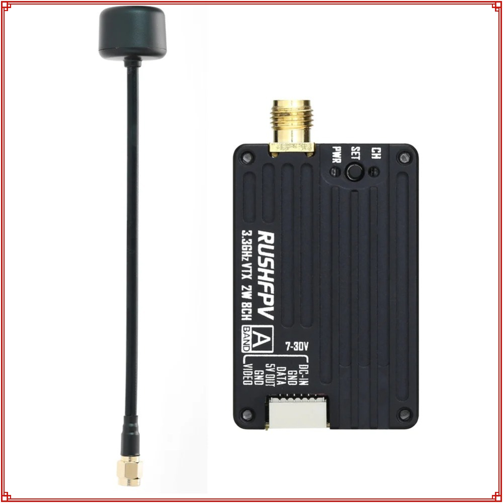 Nuevo Transmisor RUSHFPV 3.3G  - Drone Antenna reseña y precio