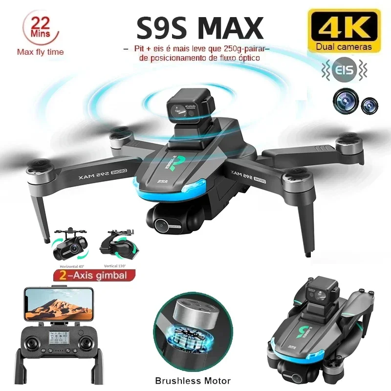 Nuevo S9S MAX MINI Drone 4K 2  - Drone Gps Mount reseña y precio