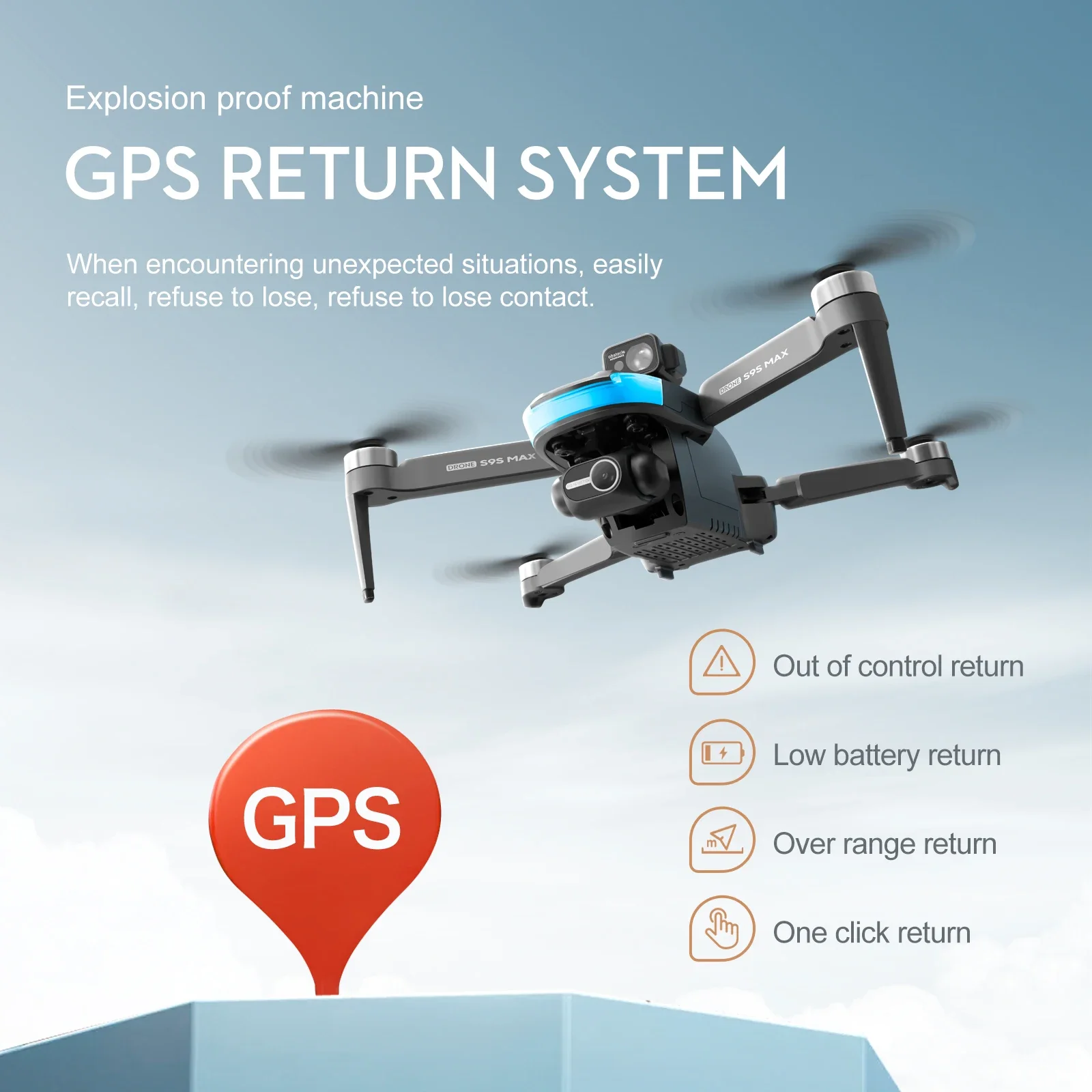 Nuevo S9S MAX MINI Drone 4K 2  - Drone Gps Mount reseña y precio